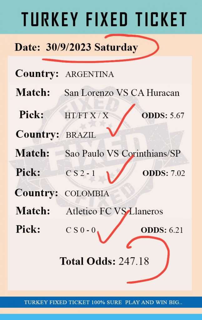 fixed matches games