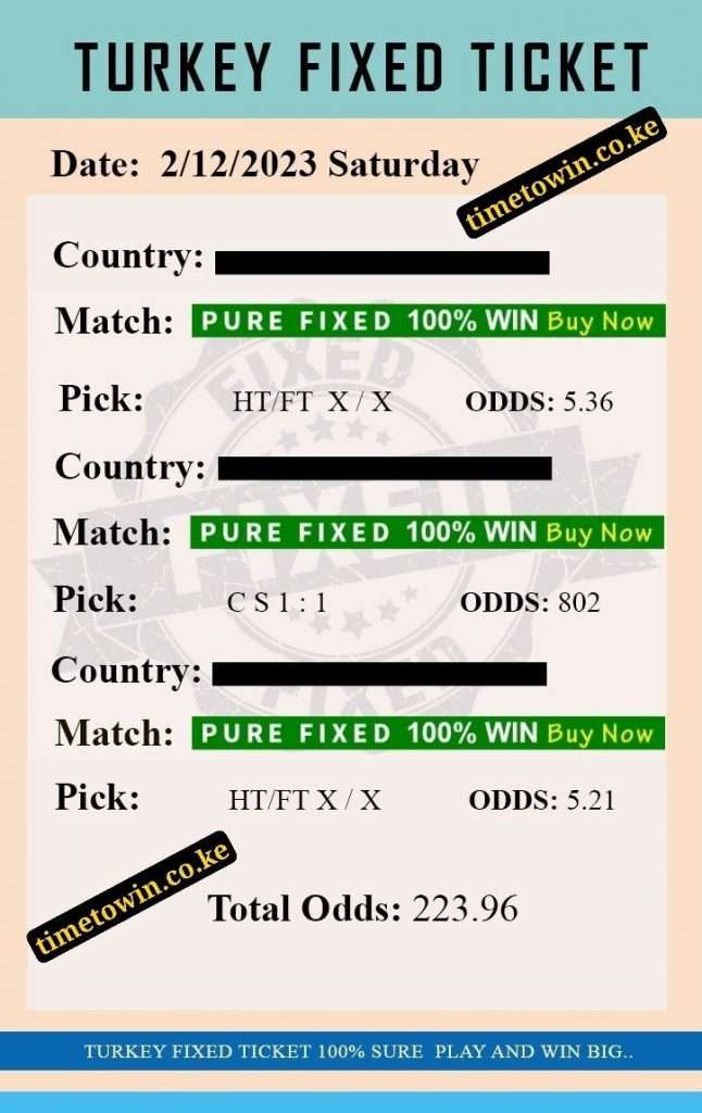 ht/ft fixed matches