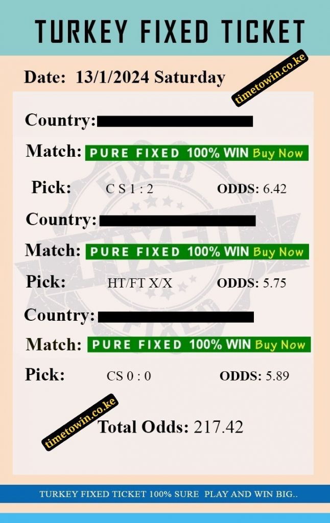 Free fixed matches today correct score