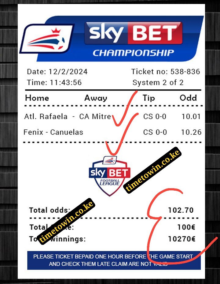 Fixed Matches Today Correct Score 12 2 2024 Time To Win