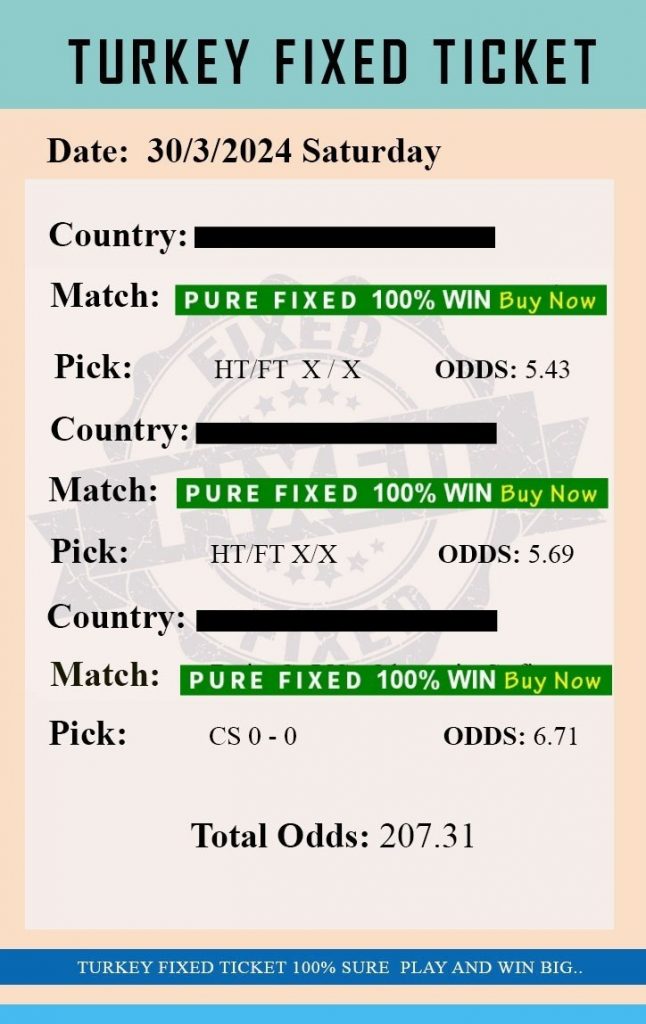 Football Fixed Matches Soccer